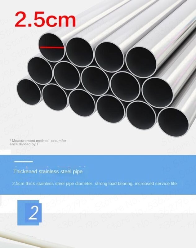 2.5 cm Diameter aluminium Tubes